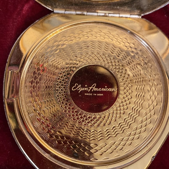 Rate Vintage Elgin American compact mirror - Picture 7 of 10